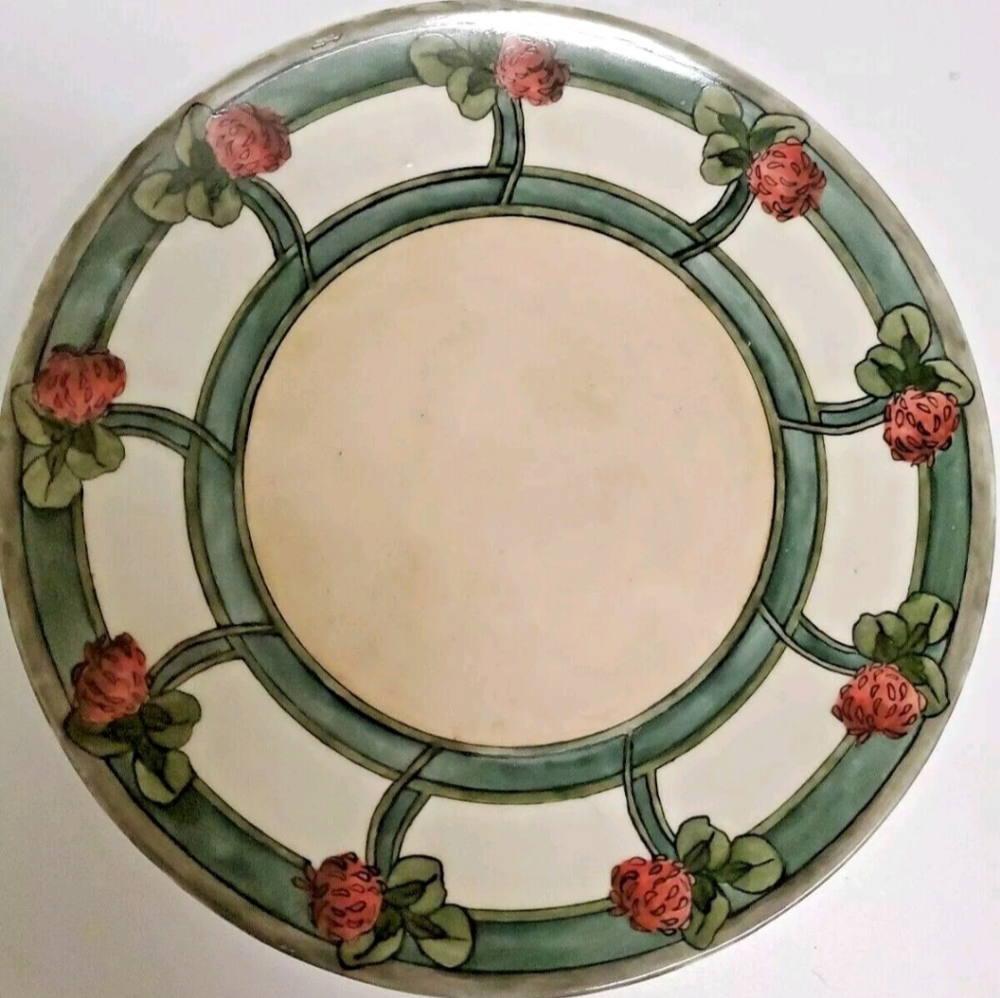 Vintage J&C Bavaria Berry Design 7.5" Plate, Signed Pre-owned